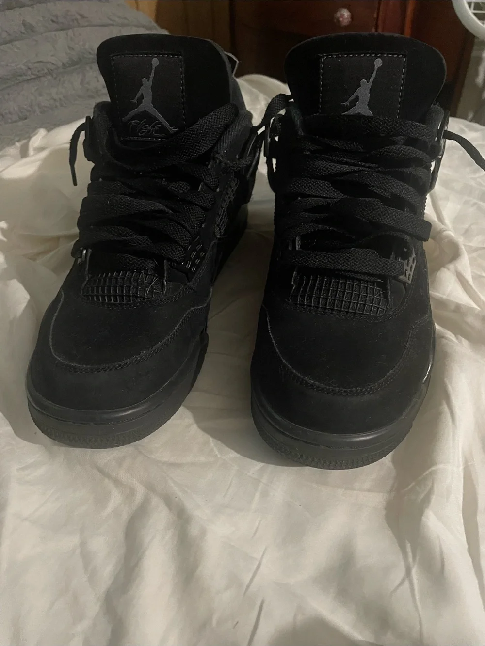 Jordan Men's Black Suede High-Top Sneakers